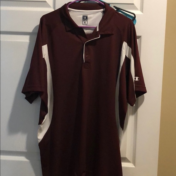 Maroon and white polo - Picture 1 of 2
